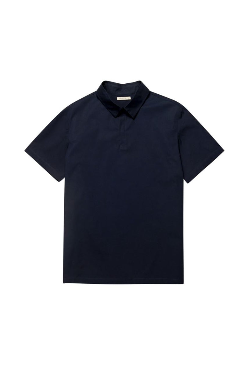 Perona   -   Mens-Shirts-Shirts-Lane-Pma-Ss24-313-S-Navy - Shop Cult Modern