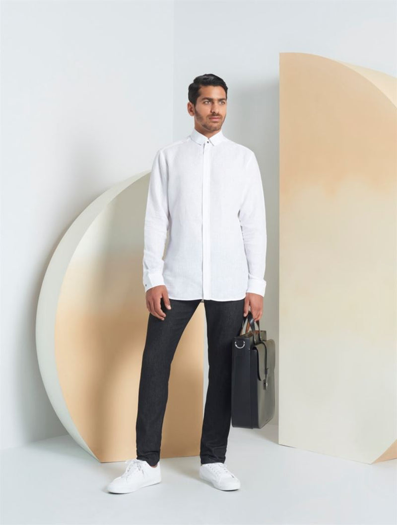 Perona   -   Mens-Shirts-Shirts-Luan-Pma-Ss21-206-S-White - Shop Cult Modern