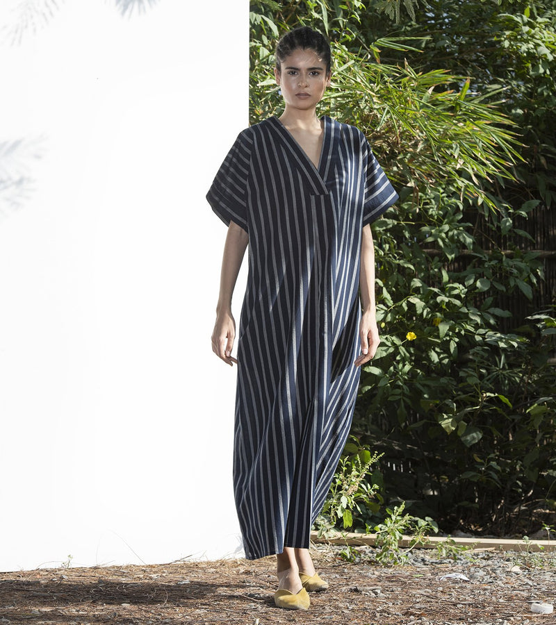 Khara Kapas   I    Lupine Kimono Dress - Shop Cult Modern