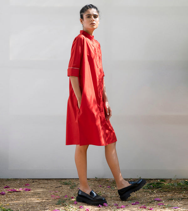 Khara Kapas Lycoris Shirt Dress - Shop Cult Modern
