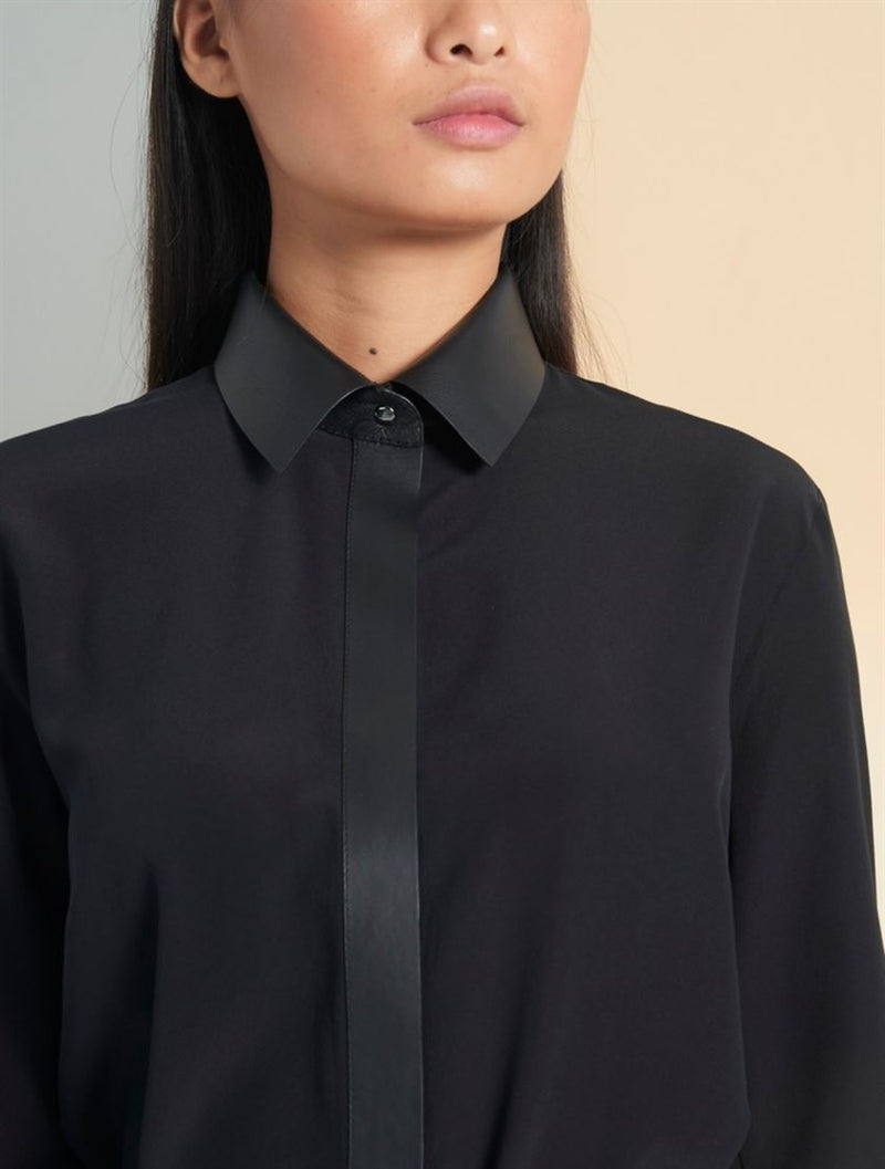 Perona   -   Womens-Shirts & Tops-Shirts -Miki-Pwa-Ss21-610-Xxs-Black - Shop Cult Modern