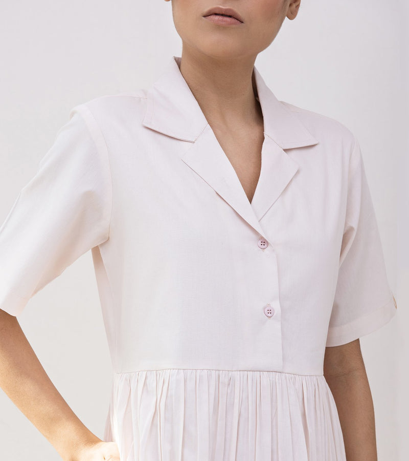 Khara Kapas   I    Magnolia Bloom Shirt Dress - Shop Cult Modern