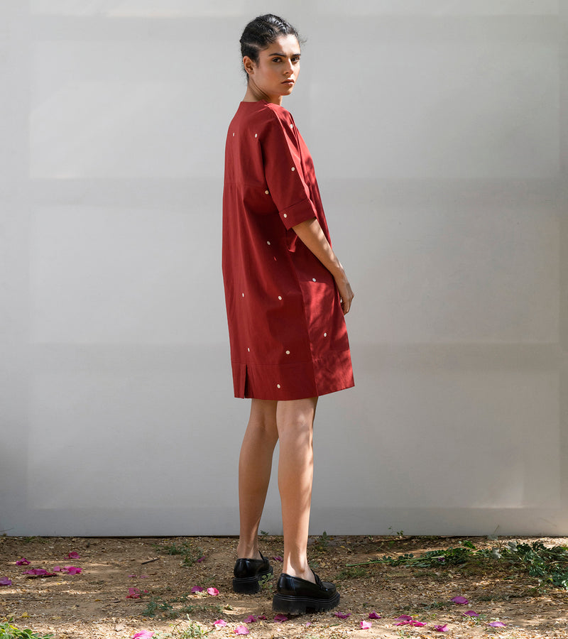 Khara Kapas Maple Shift Dress - Shop Cult Modern