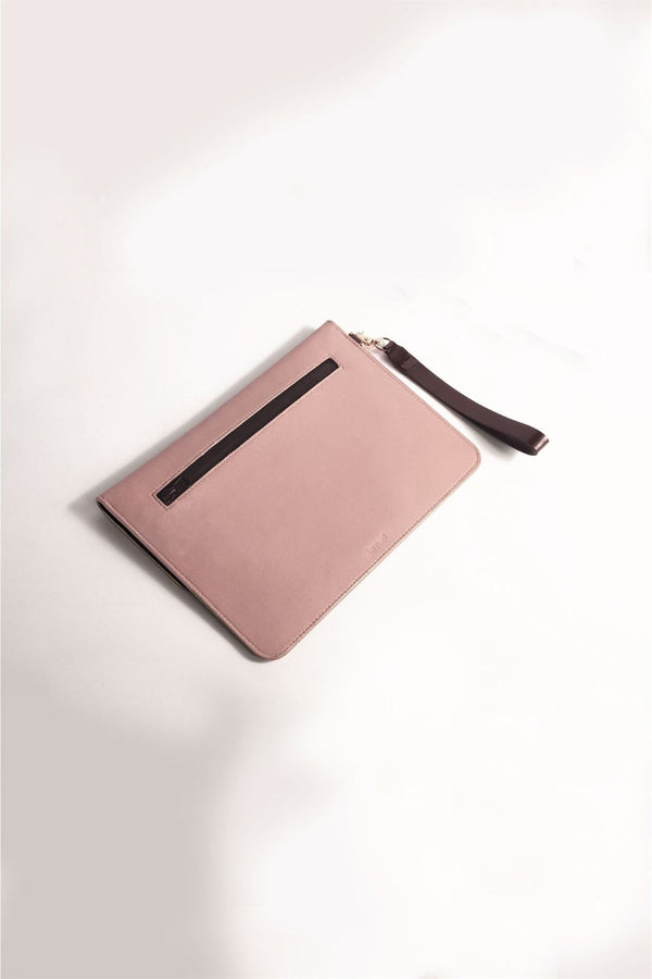 Tanned   I   Mini Sleeve    Sleeve, Clutch  Dusty Rose  TO/MS-DR  I Leather Bag - Shop Cult Modern