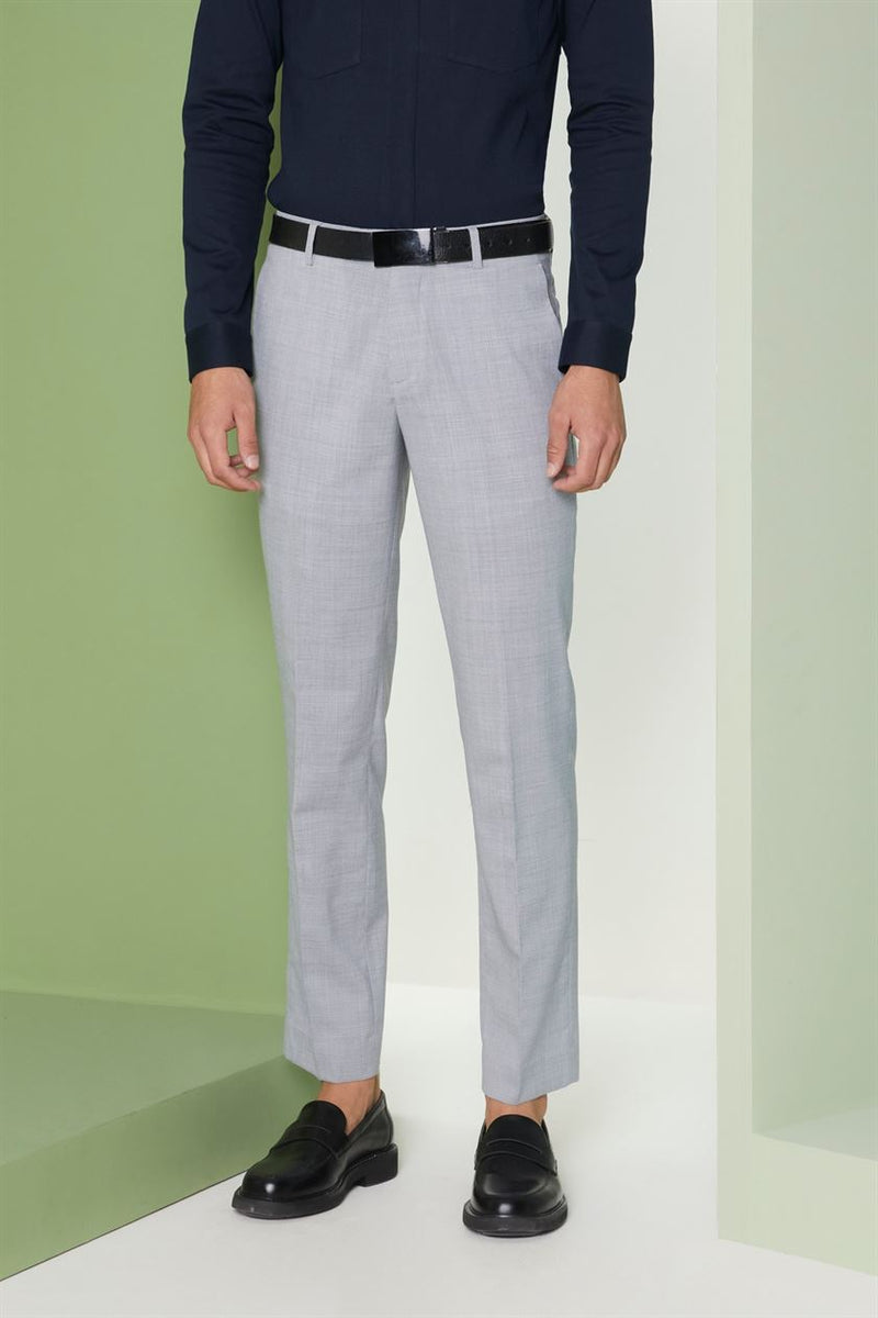 Buy Grey Yarn Dyed Hemp Trousers - Subtle Texture for Modern Appeal Online  on Brown Living | Mens Trousers