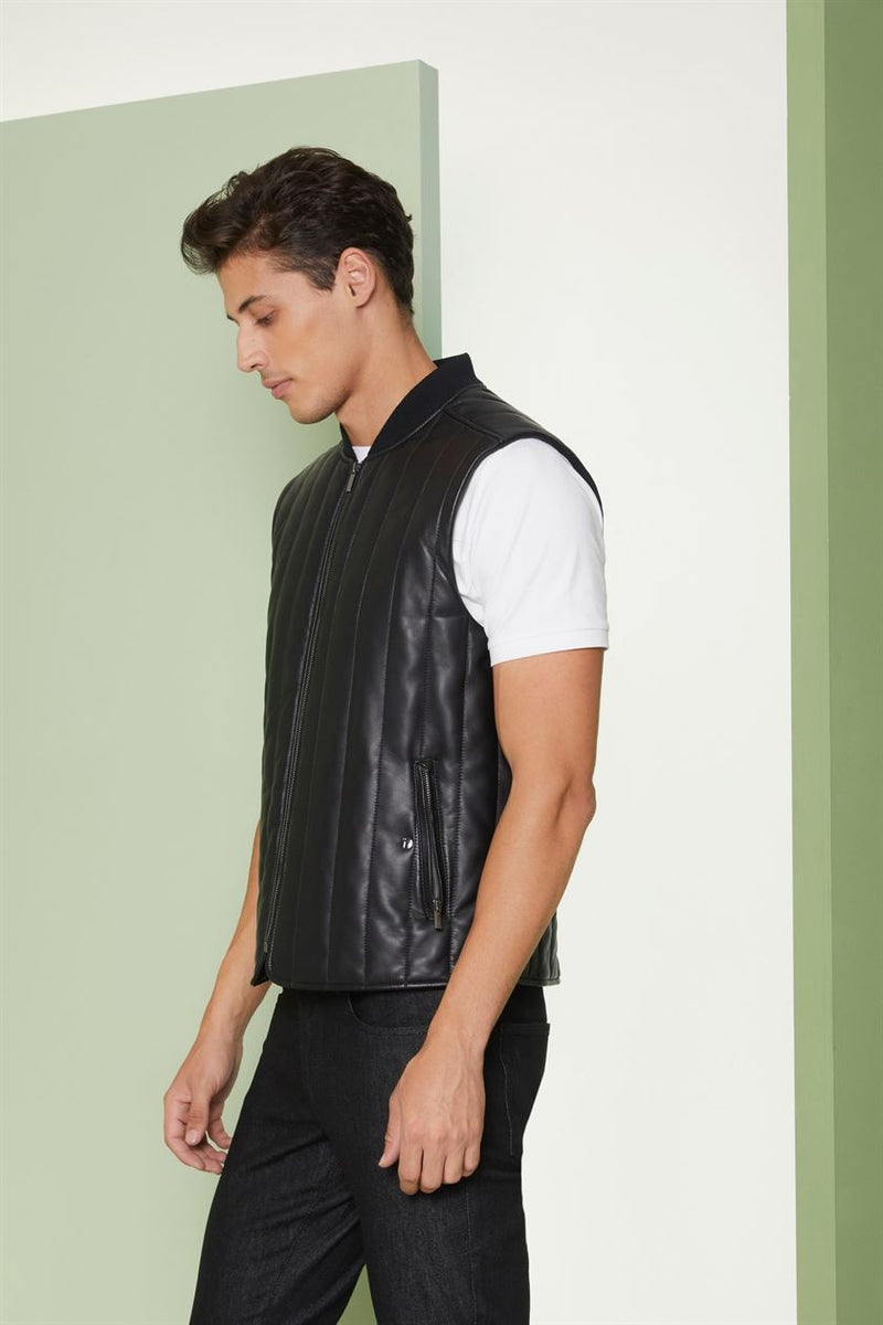 Perona   I   Mens-Outerweareather Vest -Neil-Pma-Fv21- 00005-Black   AS7591 - Shop Cult Modern