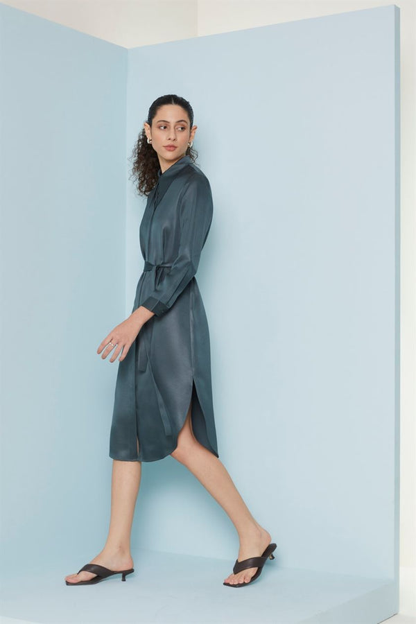 Perona   I   Womens-Dresses & Jumpsuits -Dresses-Nozomi-Pwa-Fv21-1075-Dark Green   AS8340 - Shop Cult Modern