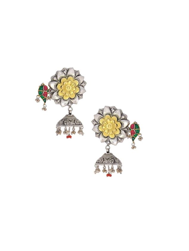 Sheetal Zaveri   I   Nitya Earrings Hancrafted Earrings, Natural pearls used.  SZ-E53 - Shop Cult Modern
