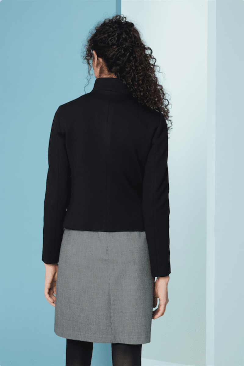 Perona   I   Womens-Outerwear-Fabric Jackets-Odette Pwa-Fv21-1025-Black   AS8175 - Shop Cult Modern