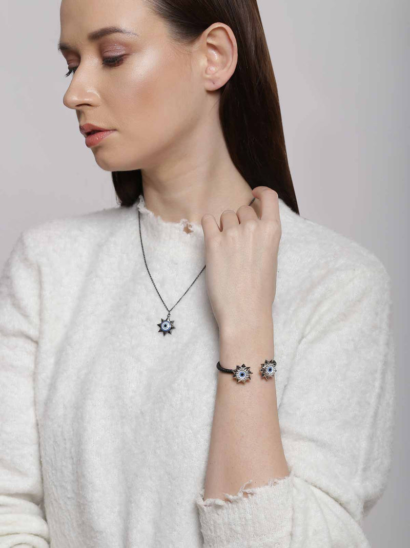 Outhouse   -   Eye Promise Eye Promise Talismanic Trinity Bracelet - Shop Cult Modern