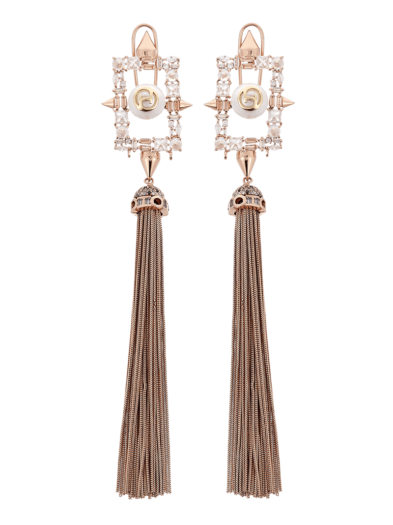 Outhouse   I    OH Celeste Ocean Drive Orion Tassel Earrings Rose Gold New OHAW19EA041 - Shop Cult Modern