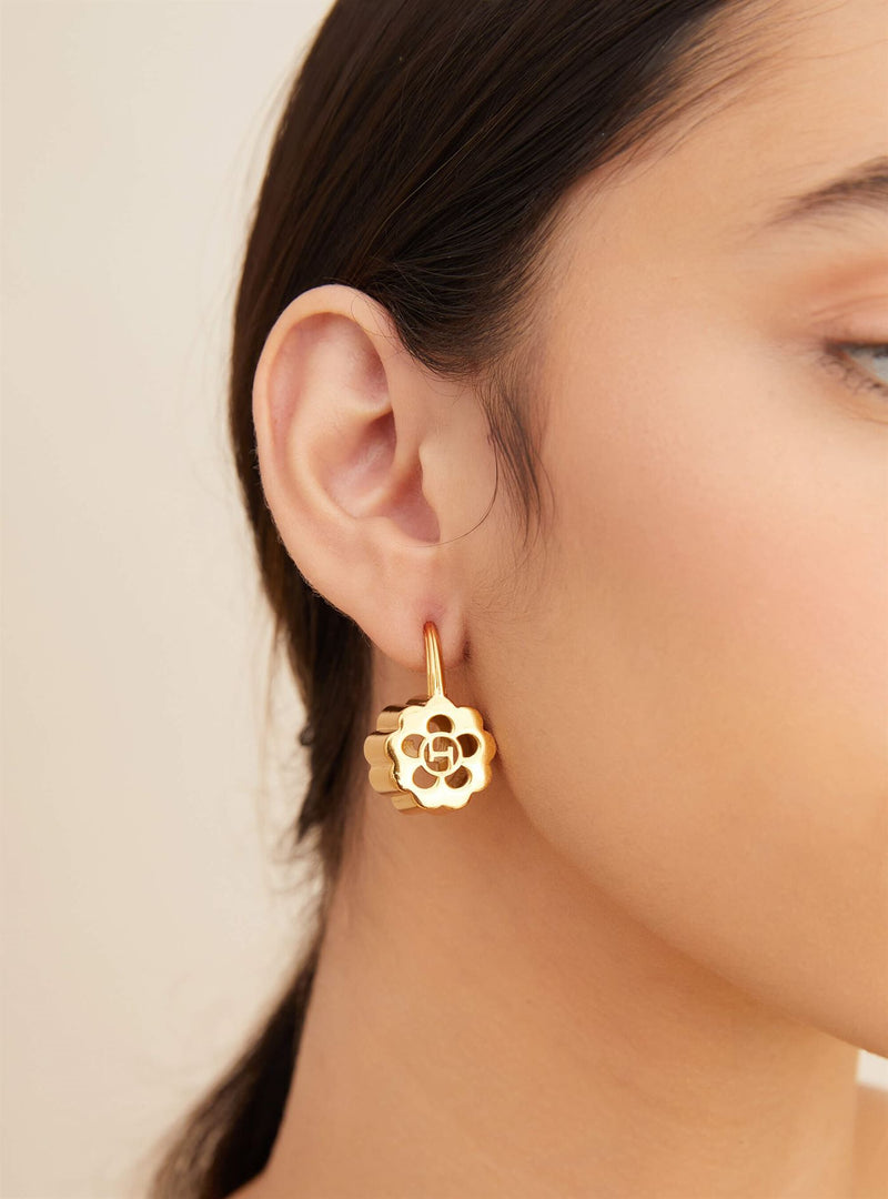 Outhouse   I   Oh Poppi Doyers Street Quintuple Earrings Brass, Gold Accessories OHAW21EA021 - Shop Cult Modern