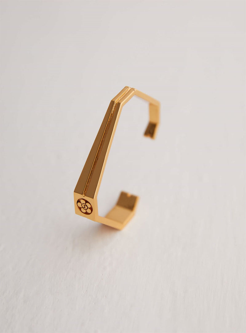 Outhouse   I   Oh Poppi NoHo Bold Handcuff Brass, Gold Accessories OHAW21HC201 - Shop Cult Modern