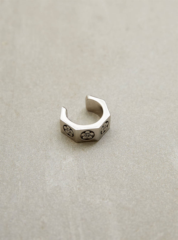 Outhouse   I   Poppi Brookefield Place Bolt Ring - Silver Brass, Silver Accessories OHAW21RI073 - Shop Cult Modern