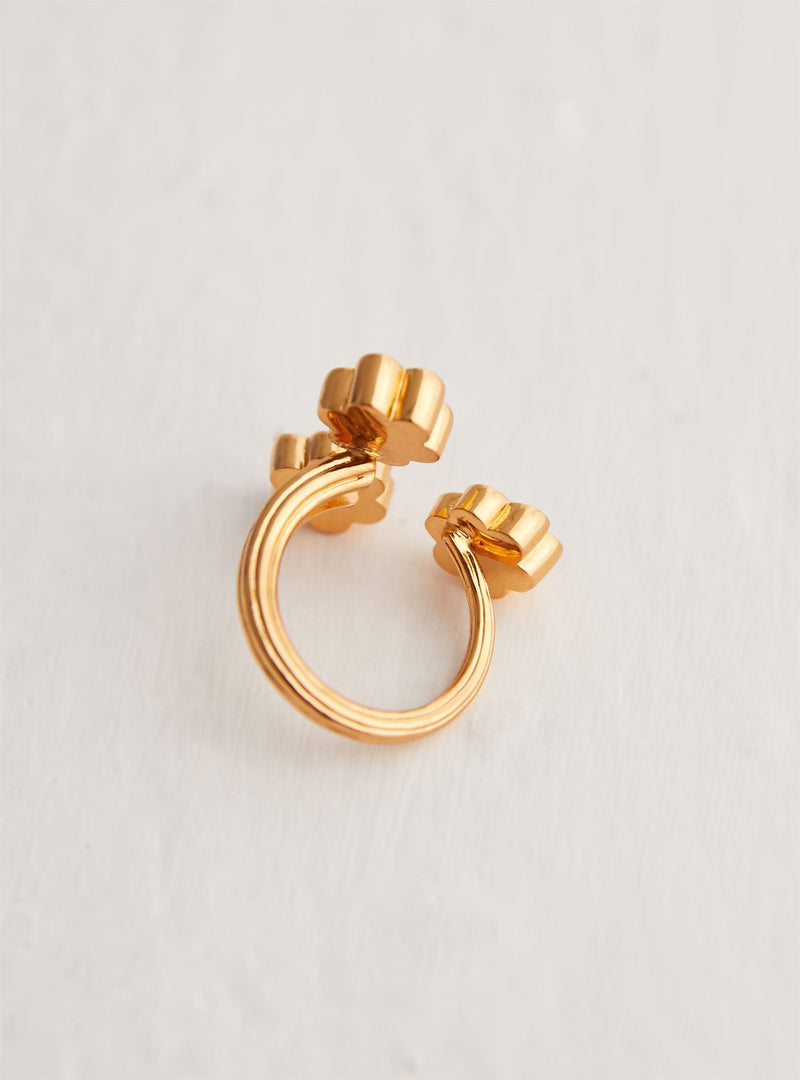 Outhouse   I   Oh Poppi Kenmare Clump Ring Brass, Gold Accessories OHAW21RI401 - Shop Cult Modern