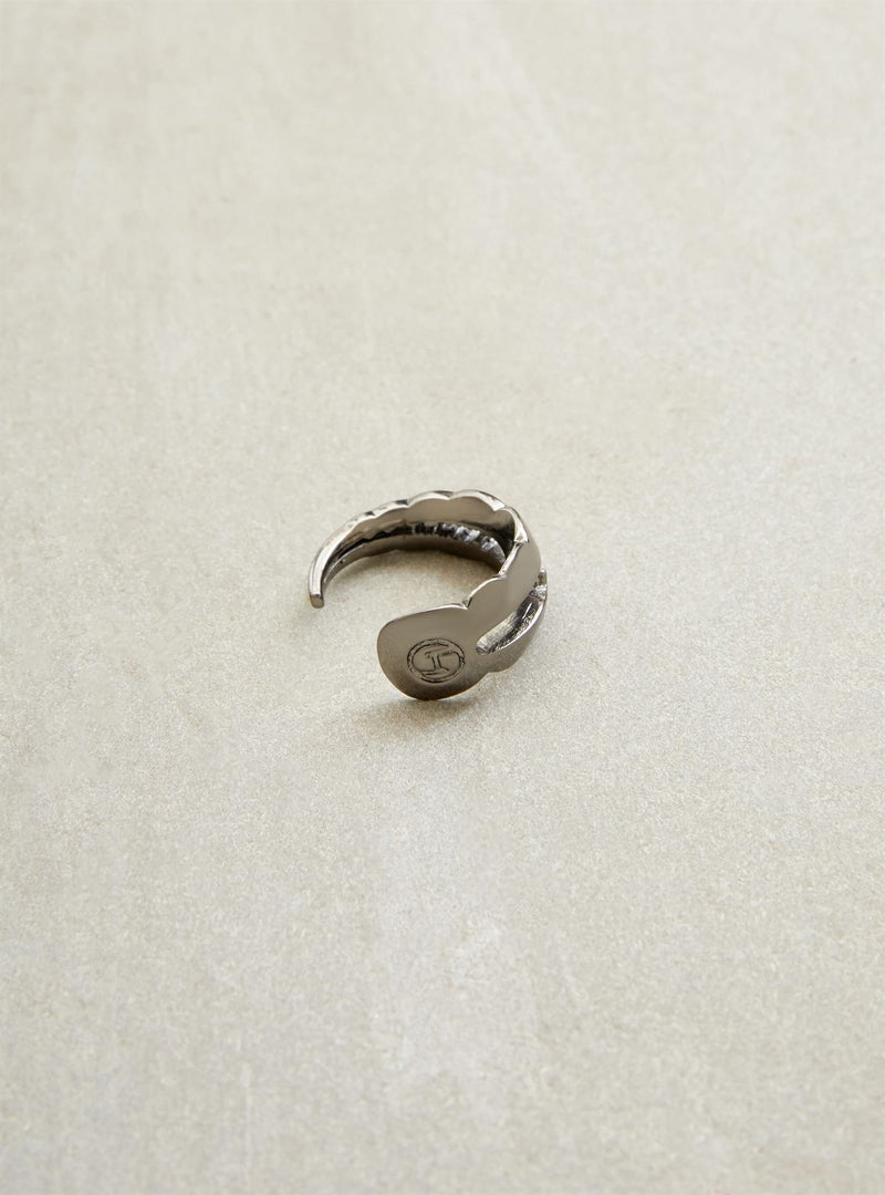 Outhouse   I   OH Highland Acuti Unisex Ring In Silver Brass Silver Accessories  OHAW21RI703 - Shop Cult Modern