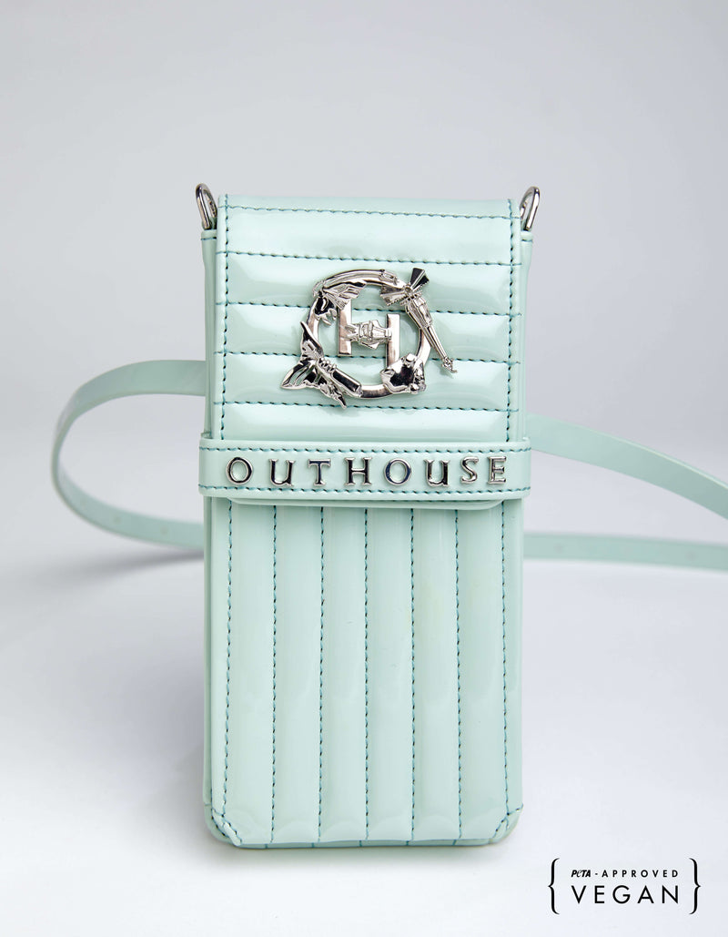 Outhouse   -   OH V Birdy The Oh V Birdy Phone Bag - Mint Green - Shop Cult Modern