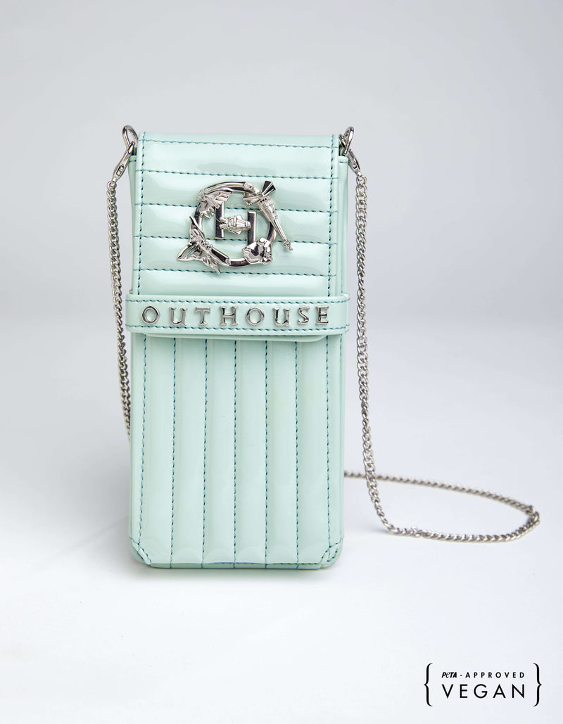 Outhouse   -   OH V Birdy The Oh V Birdy Phone Bag - Mint Green - Shop Cult Modern