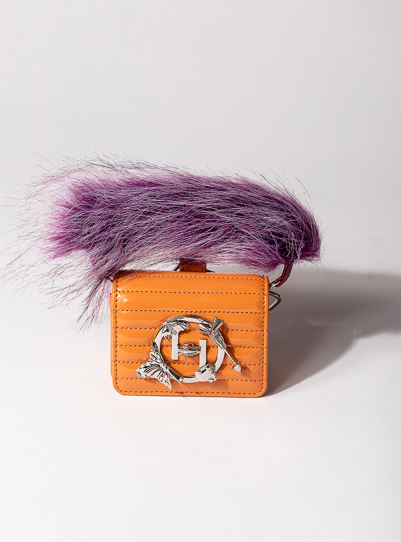 Outhouse   -   Sling Bag The Oh V Furbie - Creamsicle Orange - Shop Cult Modern