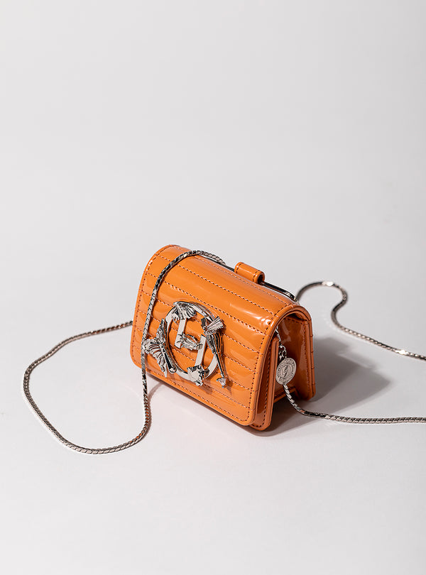 Outhouse   -   Sling Bag The Oh V Furbie - Creamsicle Orange - Shop Cult Modern