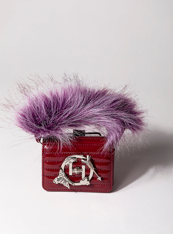 Outhouse   -   Sling Bag The Oh V Furbie - Marilyn Maroon - Shop Cult Modern