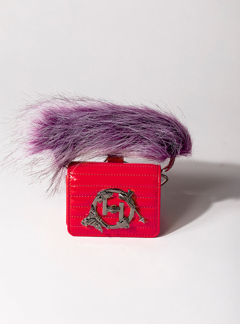 Outhouse   -   Sling Bag The Oh V Furbie - Scarlet Red - Shop Cult Modern