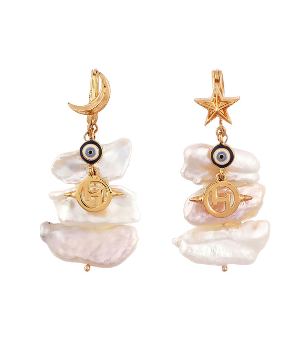 Outhouse   -   Pearls des Celeste Keshi Pearl Drop Earrings - Shop Cult Modern