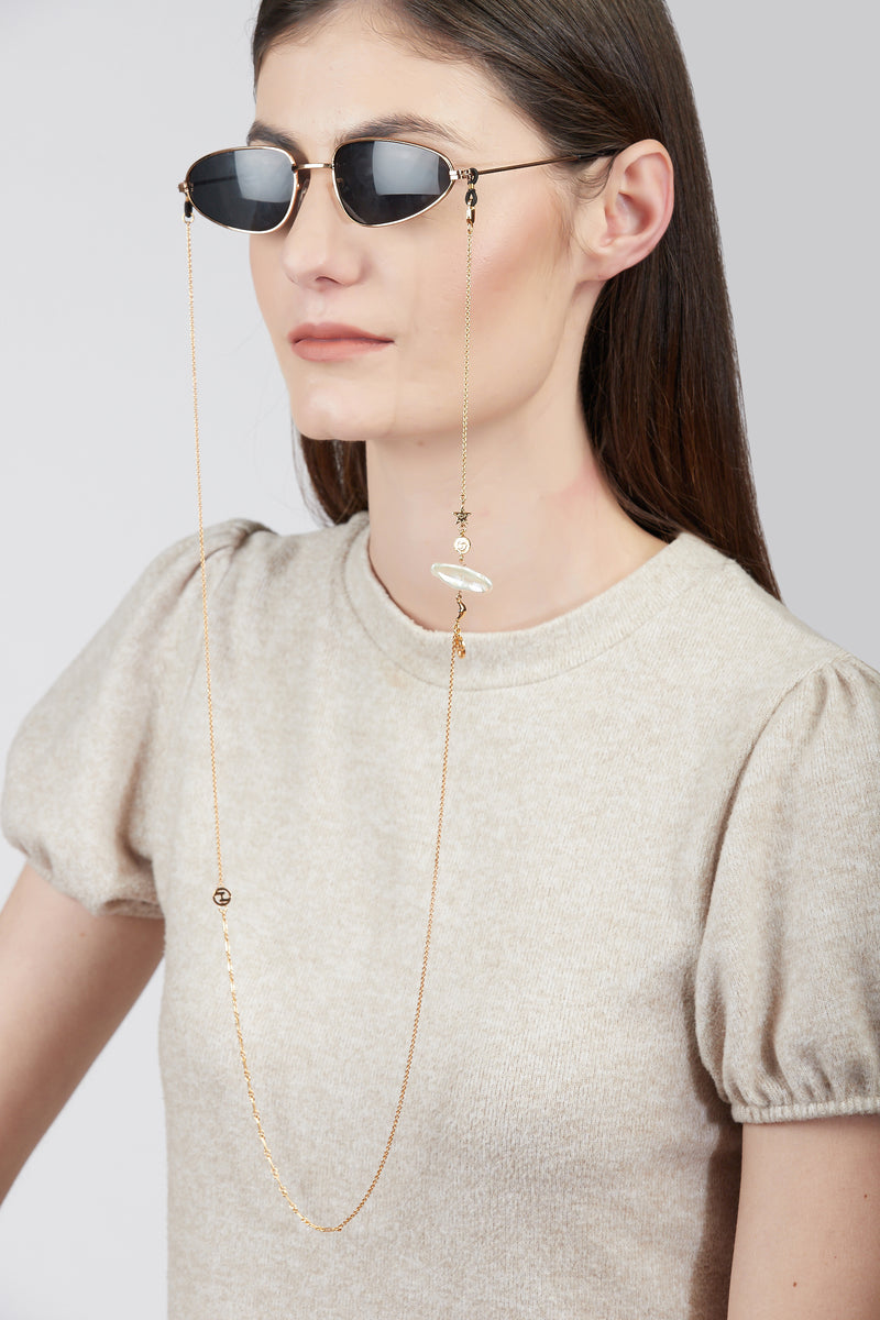 Outhouse   -   Pearls des Celeste Convertible Optical Chain - Shop Cult Modern