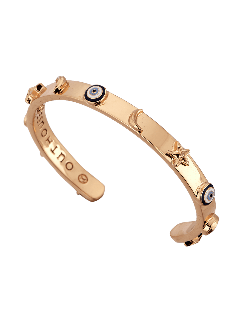 Outhouse   -   Eye Promise Eye Promise Cèleste Bangle In Gold - Shop Cult Modern