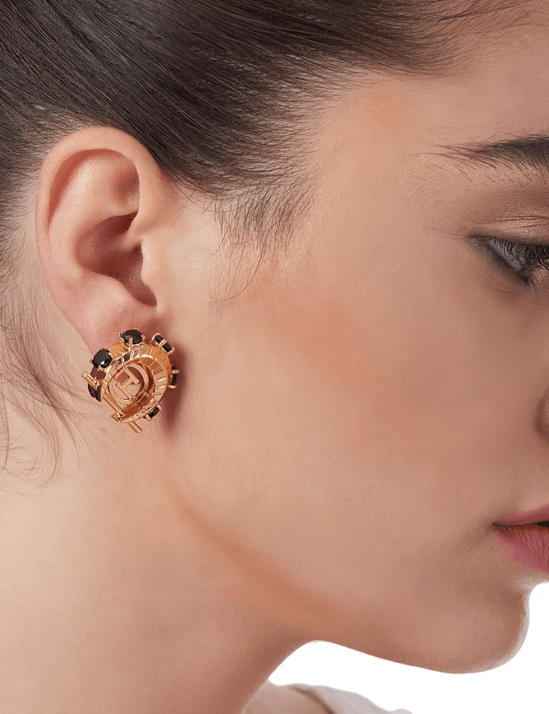 Outhouse   -   OH Series O.H. V Crescent Ear Studs - Shop Cult Modern