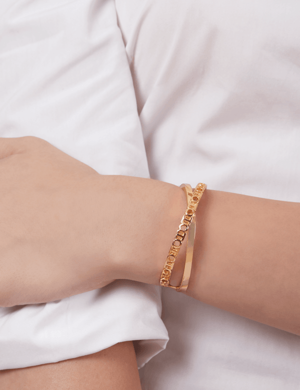 Outhouse   -   OH Series O.H Monogram Archway Bracelet - Shop Cult Modern