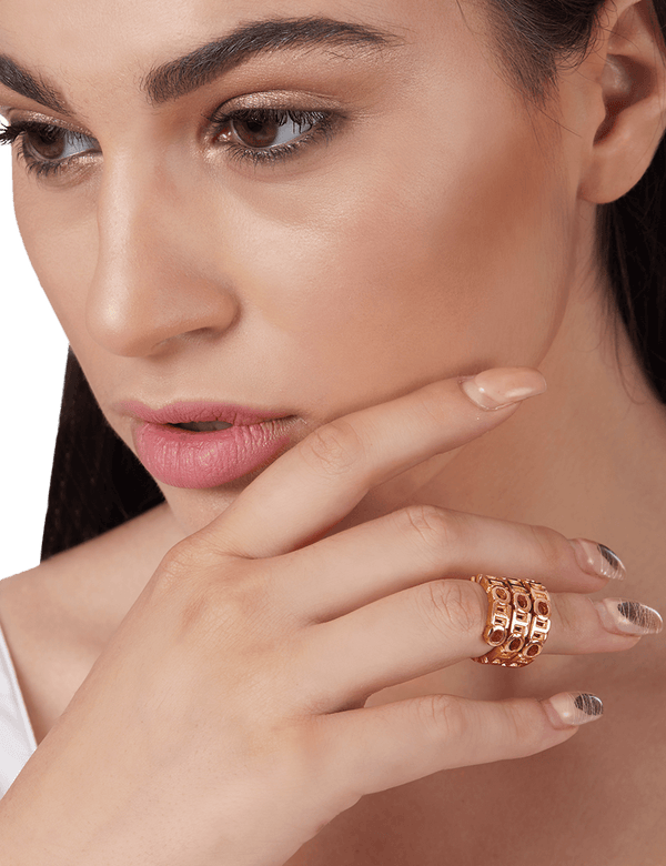 Outhouse   -   OH Series The O.H Monogram Double Spin Ring - Shop Cult Modern