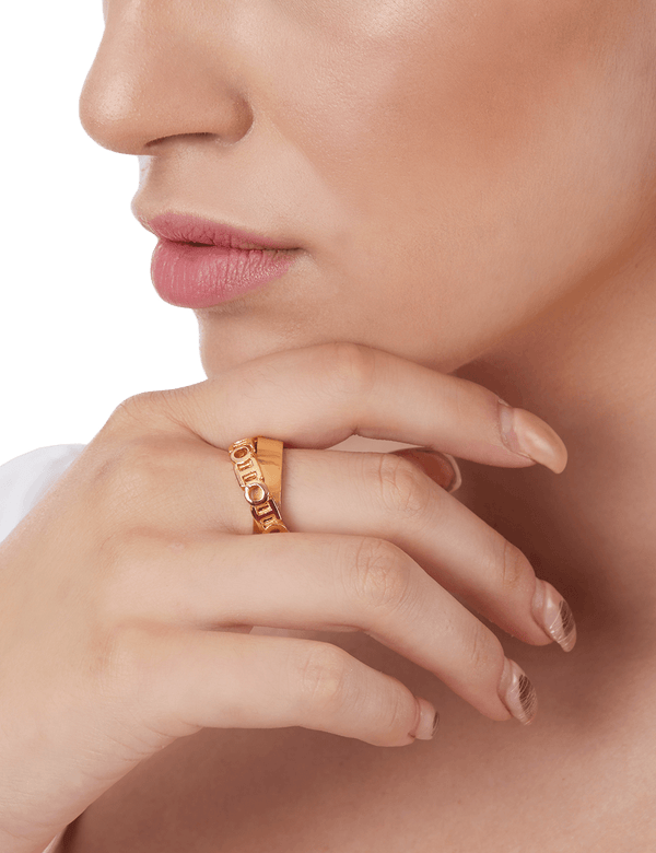 Outhouse   -   OH Series The O.H Monogram Infinity Ring - Shop Cult Modern