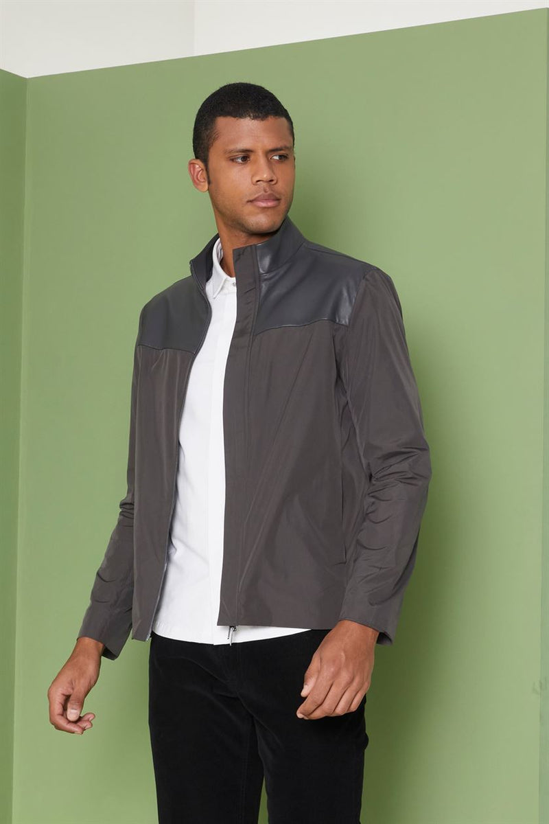 Perona   I   Mens -Outerwear-Fabric Jackets-Owen Pma-Fv21-47538-Charcoal Grey  AS8195 - Shop Cult Modern