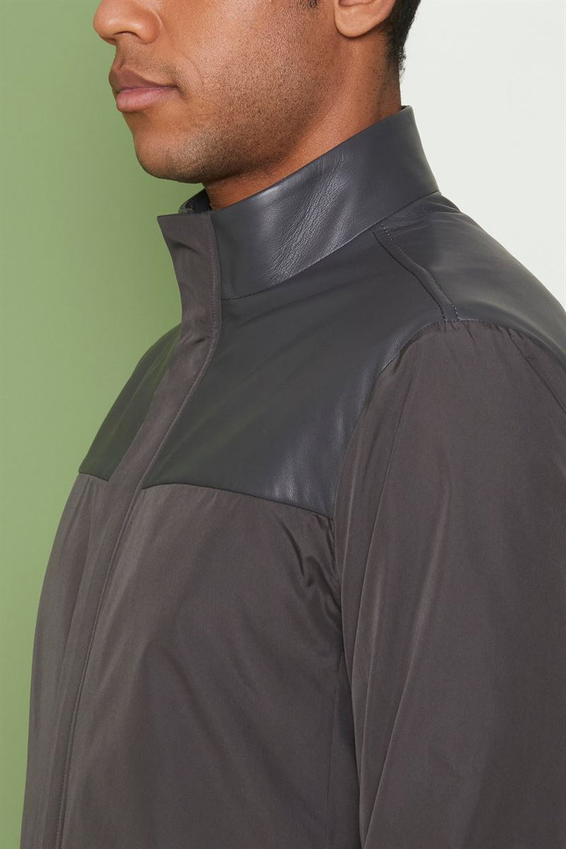 Perona   I   Mens -Outerwear-Fabric Jackets-Owen Pma-Fv21-47538-Charcoal Grey  AS8195 - Shop Cult Modern