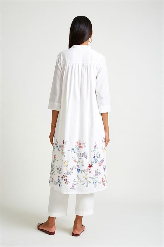 Payal Pratap   -   Rock Garden Oriole Embroidered Kurta Pant Set (2pcs) - Shop Cult Modern