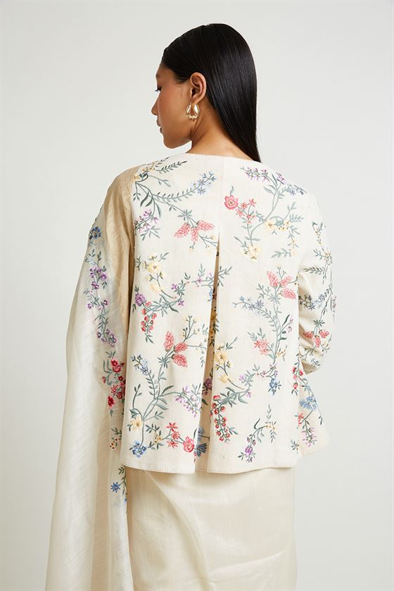 Payal Pratap   -   Rock Garden Quince Embroidered Jacket - Shop Cult Modern