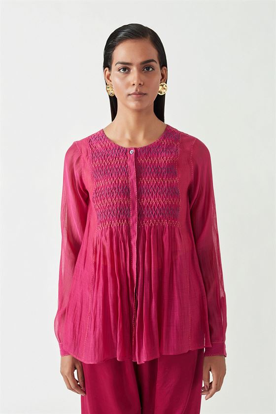 Payal Pratap   -   View with A Room  Torres Smocking Top (2pcs) - Shop Cult Modern