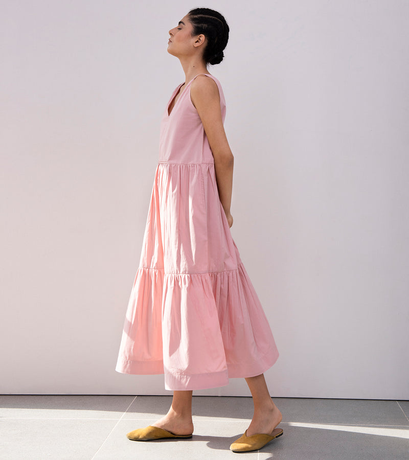 Khara Kapas Petals Of Peony Midi Dress - Shop Cult Modern
