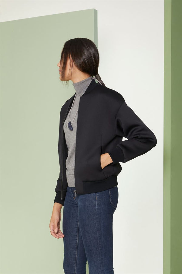Perona   I   Womens-Outerwear-Fabric Jacket -Reo Pwa-Fv21-44476-Black   AS8147 - Shop Cult Modern