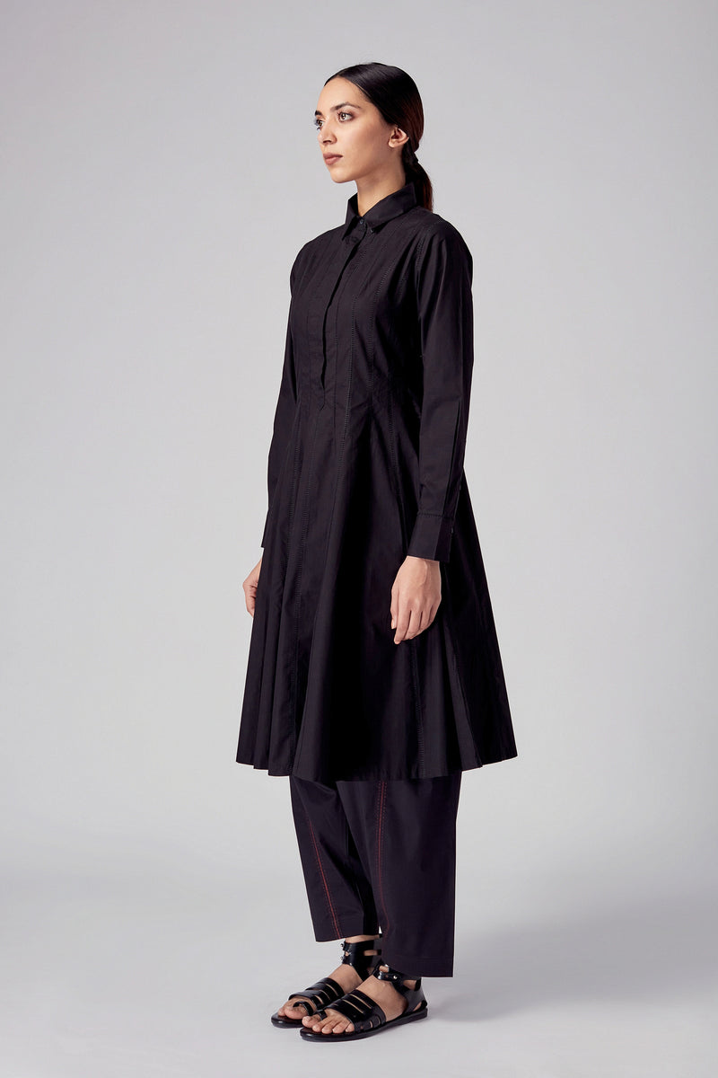 Rajesh Pratap Singh   I   Agasi panelled dress   Black  4LB-33 B  Women classic collection - Shop Cult Modern