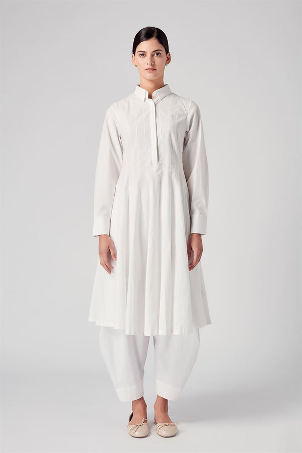 Rajesh Pratap Singh   I   Agasi panelled dress   White  4LB-33 W  Women classic collection - Shop Cult Modern
