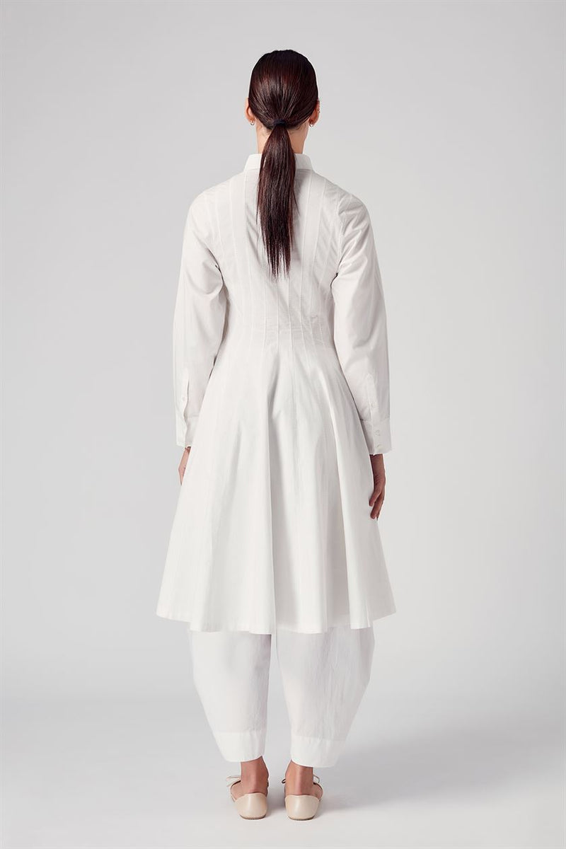 Rajesh Pratap Singh   I   Agasi panelled dress   White  4LB-33 W  Women classic collection - Shop Cult Modern