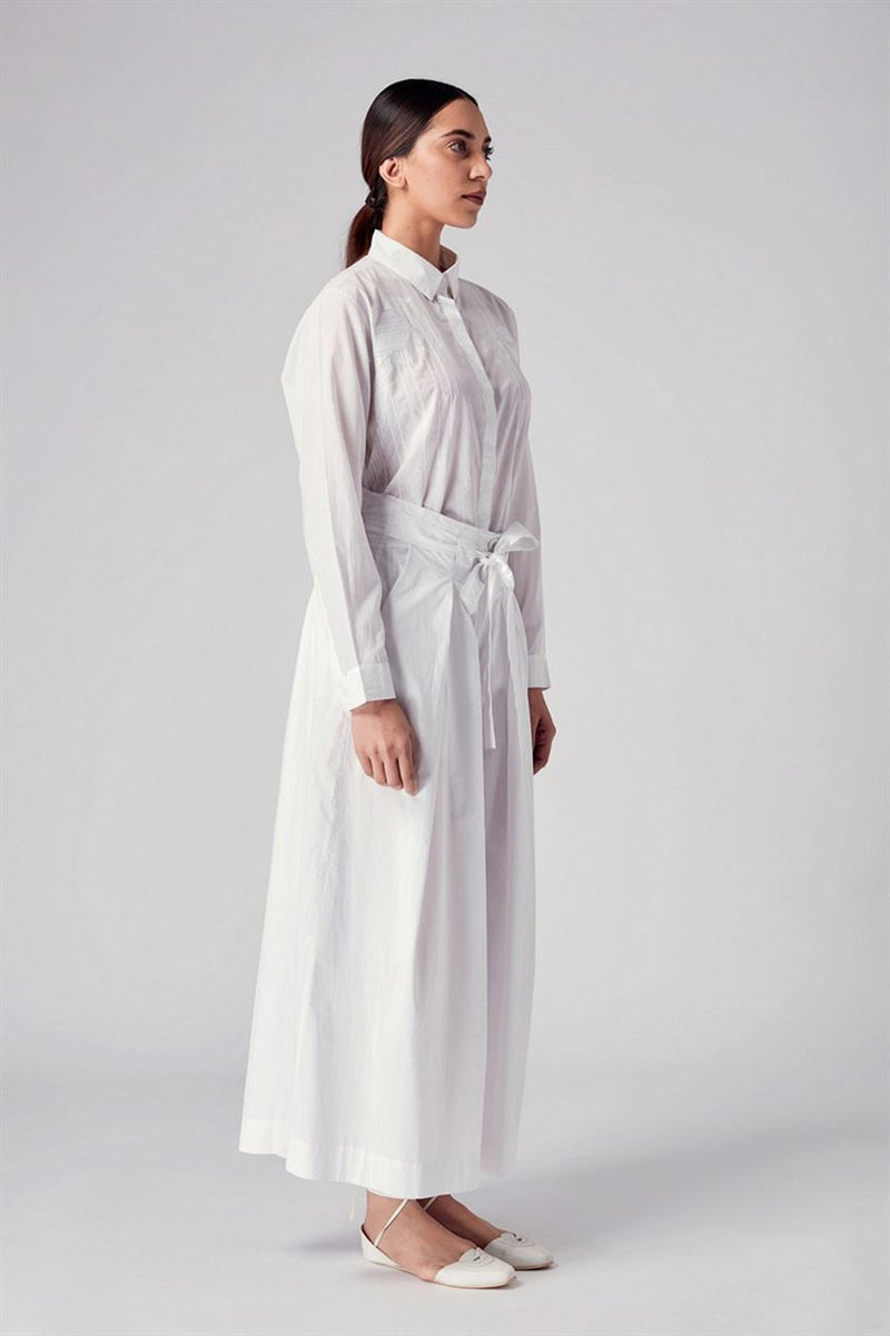 Rajesh Pratap Singh   I   Ujlan embroidered shirt  White  1FL-118A  Women classic collection - Shop Cult Modern