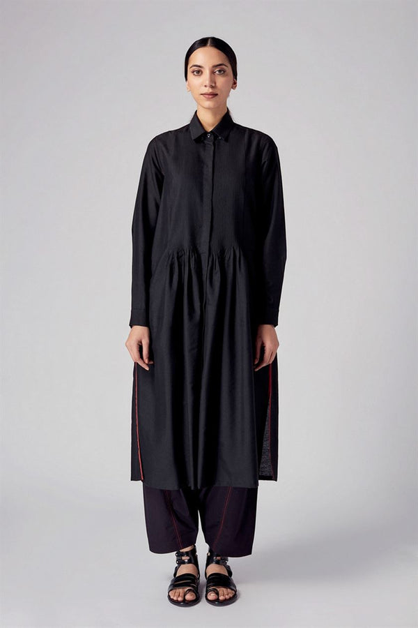 Rajesh Pratap Singh   I   Vira pintuck dress  Black  4SC-17/4KT B  Women classic collection - Shop Cult Modern