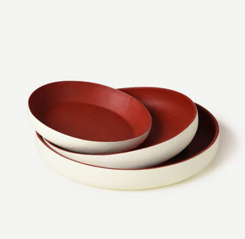 Home Tableware Bowls Fete Papier Mache Set Of 3 Bowls-Ikai Asai - Shop Cult Modern