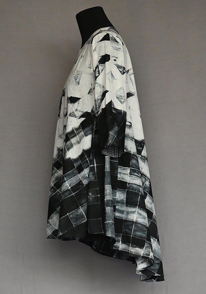Amrich  Tunic Handwoven Handcrafted Shibori - Shop Cult Modern