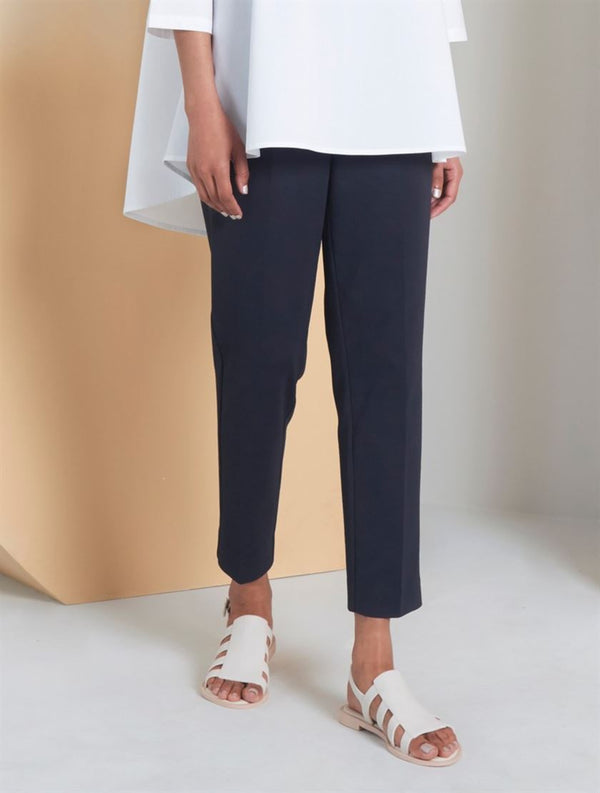 Perona   -   Womens-Bottoms-Trousers & Denims -Shalyn-Pwa-Ss24-512-24-Navy - Shop Cult Modern