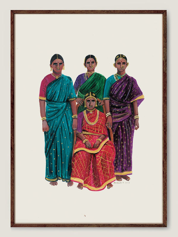 Namrata Kumar   I   Fine Art Print I Seated Women 2 - Shop Cult Modern