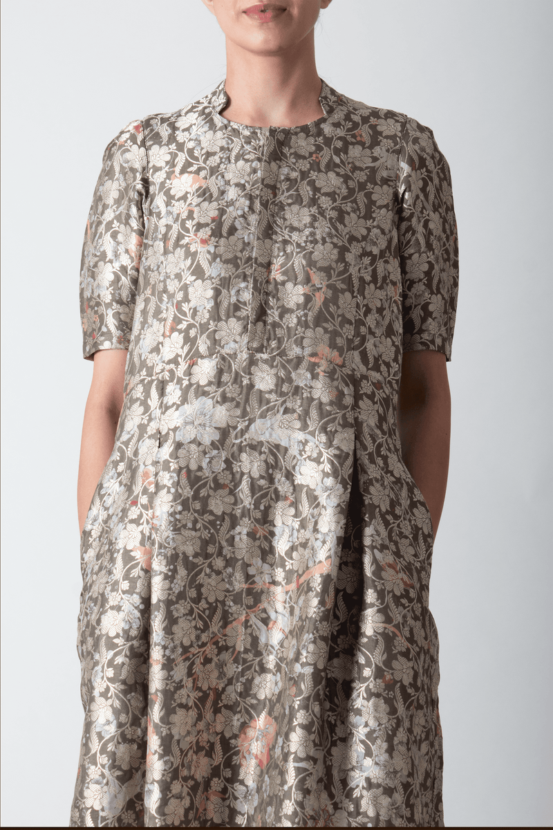 SUKETDHIR   I   Dress   I   Forest Blossom Print    I   WK507SB39 - Shop Cult Modern